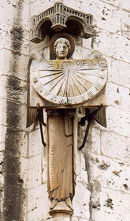 Cathdrale - Ange au cadran